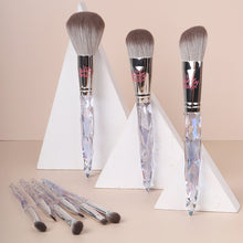 Load image into Gallery viewer, 9 pcs Crystal diamond makeup brush set brush crystal makeup brushes
